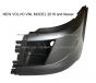 Side Bumper End with Fog Light Hole - Driver Side (Fit: Volvo VNL 2016-2017)