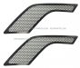 Volvo VNL Vent Grille Black Pair