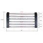 Metal Grille with Surround Chrome (Fit: Mack Grantie CT713 GU713 GU813 Truck )