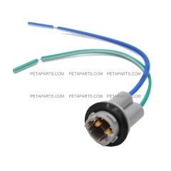 2 Wire Plug 194 Bulb Universal Socket with Pigtail (Fit: 194 Bulbs, Fod Transit Connect Taillight) PAC-56-046